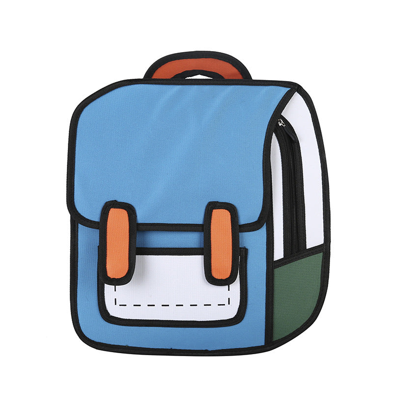 Mochila Planet 2D - O Mundo dos desenhos juntinho com você