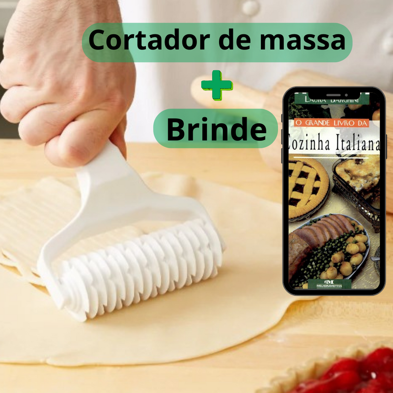 Crafty Dough - Cortador de rolo de massa em relevo + Brinde (ULTIMO DIA)