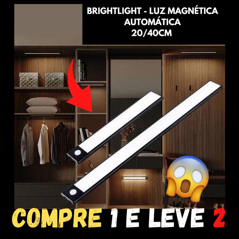 BrightLight - Luz magnética automática - Compre 1 e Leve 2